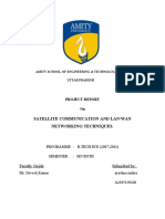 Project Report On Satellite Communication PDF