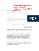 Violencia familiar art. 108-B CP