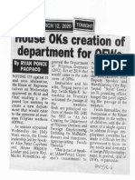 Peoples Tonight, Mar. 12, 2020, House OKs Creation of Department For OFWs PDF