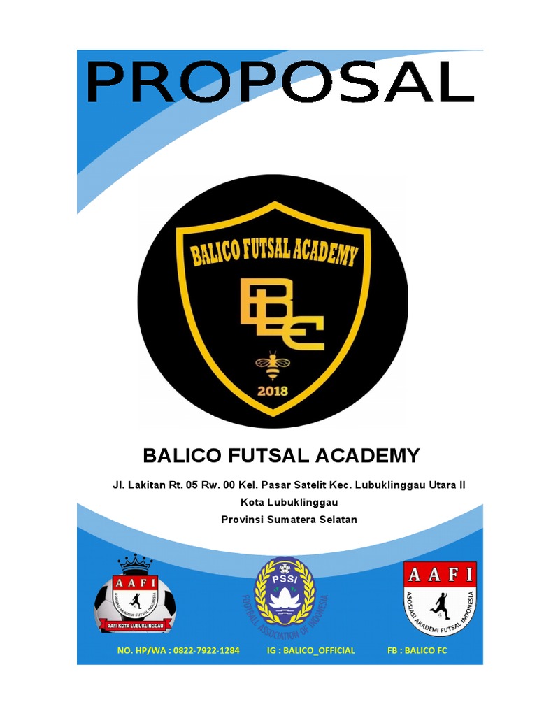 Proposal Balico FC | PDF