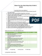 Soal Pendalaman Materi Esai Dan Skala Sikap Kelas XI Bab 4. (KTSP) PDF