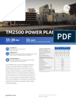 tm2500 Fact Sheet Product Specifications