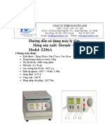 Hướng dẫn sử dụng máy ly tâm Hermle Z206A