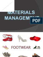 Footwear Materials Managent