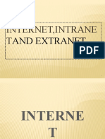 Internet,Intranet &amp; Extranet