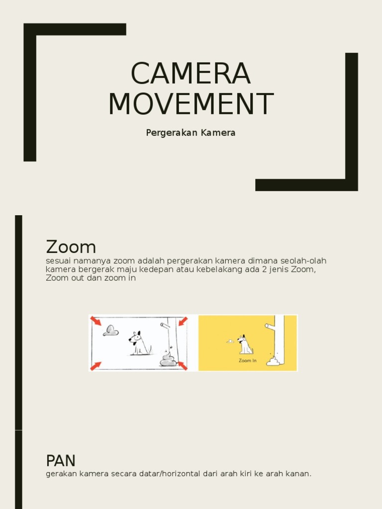 Camera Movement Shot List
