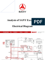 SANY Excavator Electrical Diagram Analysis