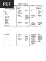 Nursing Care Plan