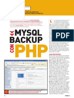 PU002 - SQL - MySQL Backup Con PHP