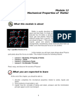 Module 12 Mechanical Properties of Matter.doc