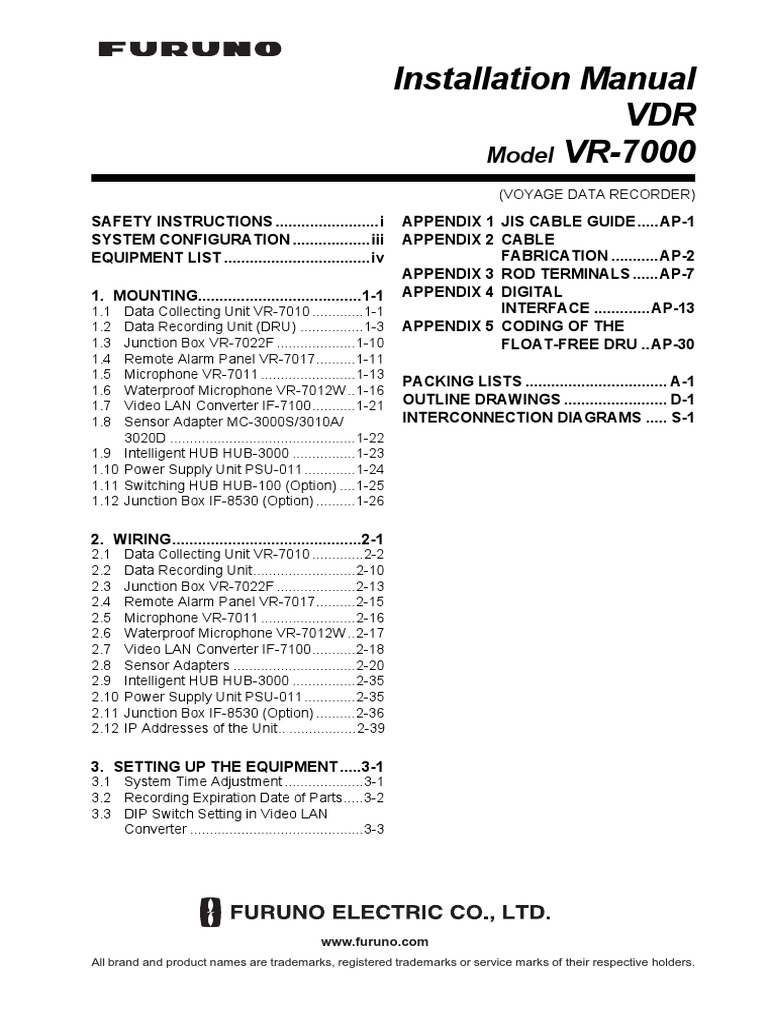 Ime44850e VR7000 PDF | PDF | Screw | Compass