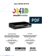 Dreambox DM 800 HD PVR PDF