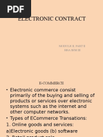 Electronic Contracts