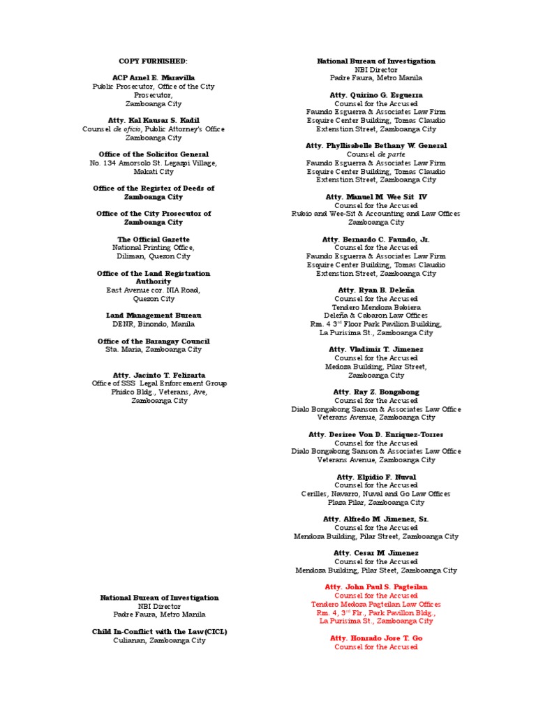 Civil Copy Furnish PDF Criminal Justice Crime & Violence