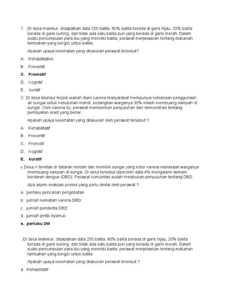 Upaya Kesehatan di Desa: Promotif dan Edukasi Kusta | PDF | Kesehatan ...