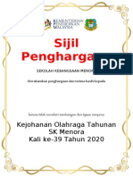 Sijil Penghargaan