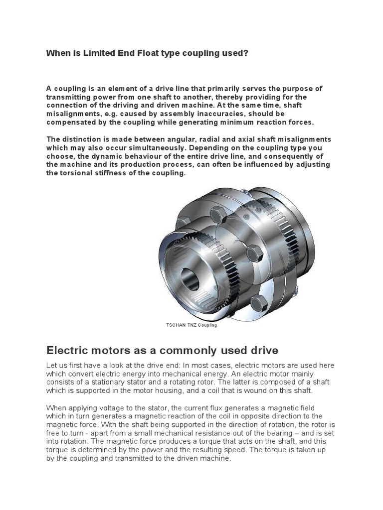 Limited End Float PDF Electric Motor Bearing (Mechanical)
