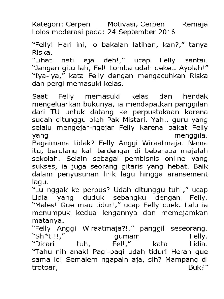 Cerpen Pdf
