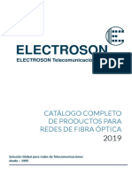 Catálogo Completo de Productos para Redes de Fibra Óptica BR r02 Agosto PDF