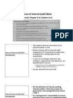 Nature of Internal Audit Work