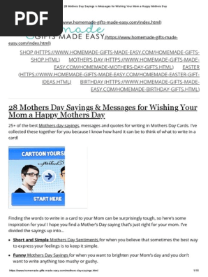 28 Mothers Day Sayings & Messages for Wishing Your Mom a Happy Mothers Day