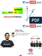 Complex Numbers - Quiz 5 - Class 11 - Unacademy JEE - LIVE QUIZ - IIT JEE Mathematics - Nishant Sir