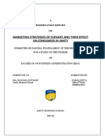 Dissertation Report Flipkart Marketing Stategies