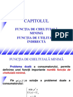 5 Functia Cheltuiala Functia Utilitate Indirecta