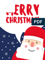 Santa Christmas Greeting Poster (1)