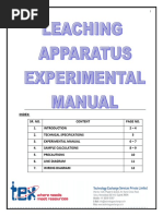 Leaching Apparatus Experimental Manual