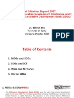 MDG and SDG