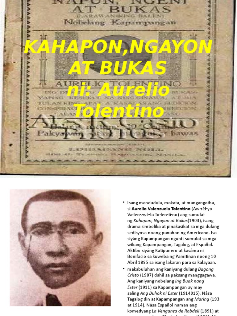 Ngayon At Bukas Ni Aurelio Tolentino