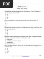 10 Maths Test Paper ch1 1