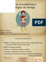 Poesia trovadoresca: Cantigas de Amigo