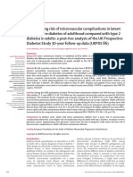 Time-varying risk of microvascular complications in latent autoimmune diabetes of adulthood compared with type 2 diabetes in adults- a post-hoc analysis of the UK Prospective Diabetes Study 30-year follow-up dat