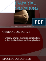 Intrapartal Complications - Jeceli