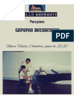 PASILLO AÑORANTE. Para piano. Gerardo Betancourt.