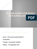 KLB (Kejadian Luar Biasa) Dan Surveilans