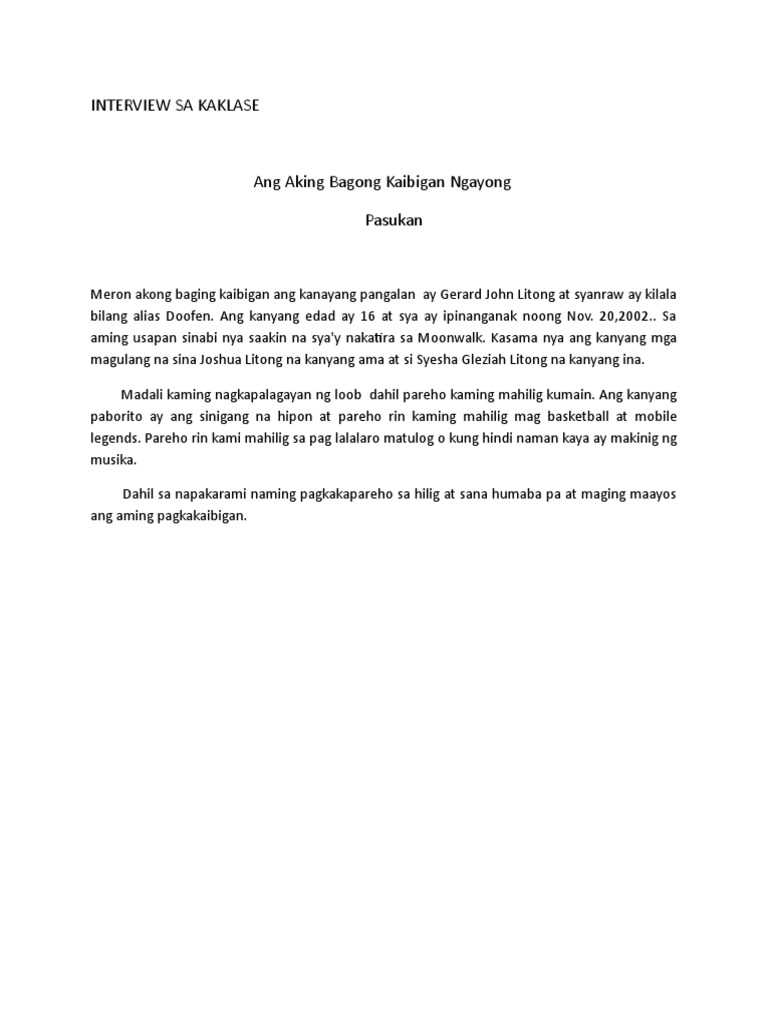 Interview Sa Ka | PDF