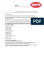 Free Fatty Acid Calcualtions