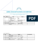 Jadwal Pelatihan Pra DPS