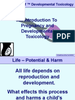 An Introduction To Pregnancy and Developmental Toxicology