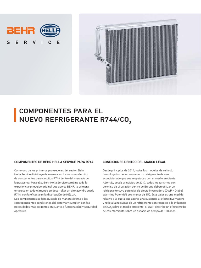 1423 KI Refrigerant R744 BHS ES | PDF | Refrigeración | Presión