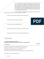 AVALIAÇÃO, TRATAMENTO E PREVENÇÃO PSICOLÓGICA 1 Correção