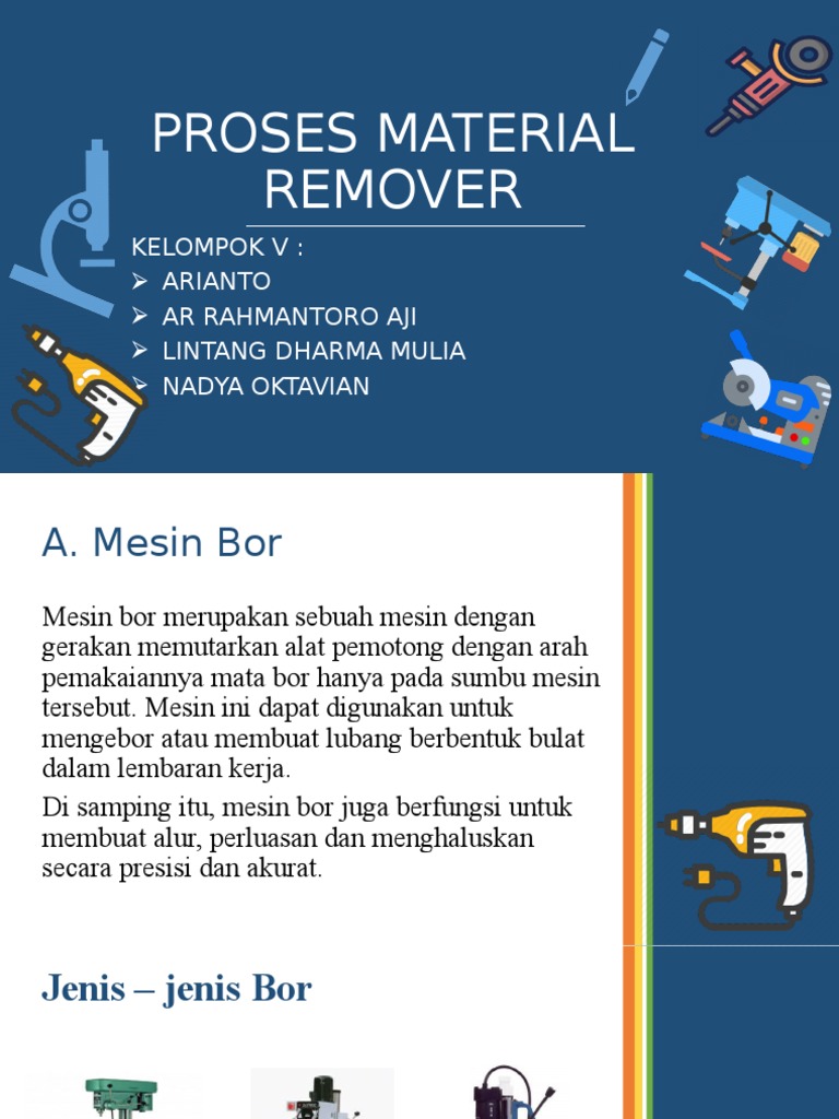 Proses Material Remover | PDF