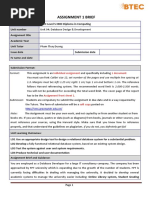 04-DDD - Assignment Brief 1 2018 - 2019