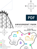 Amusement Park Map Design