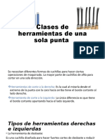 Clases de Herramientas de Una Sola Punta