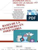 Bases de La Enfermeria en Psiquiatria