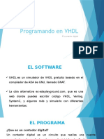 Programando en VHDL